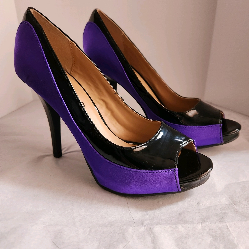 Hollywood Glam Peep-Toe Heels